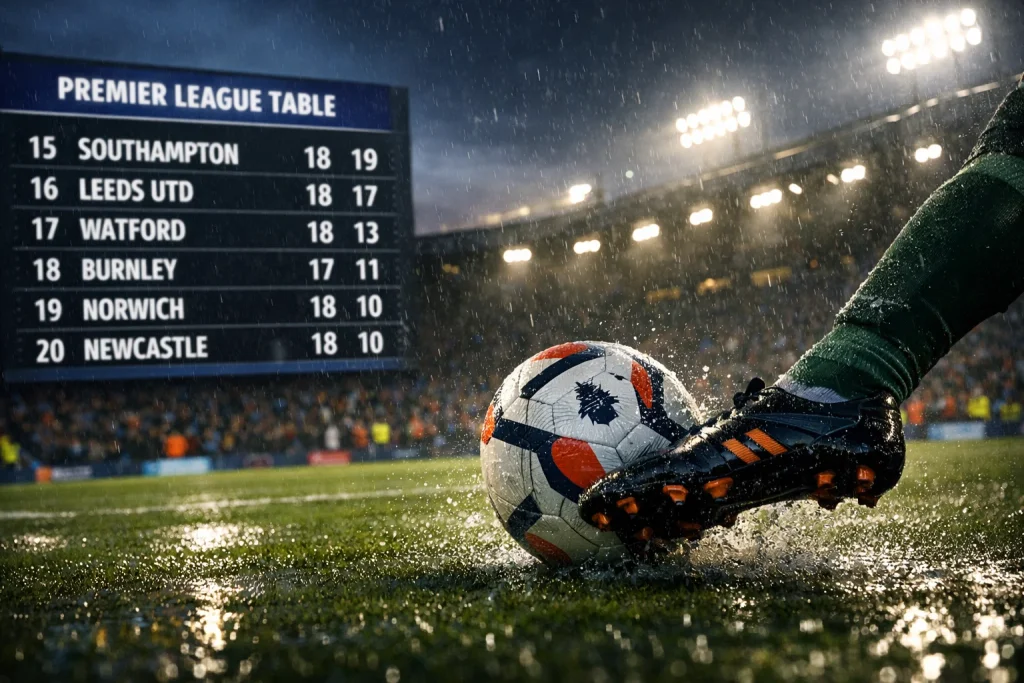 Apuestas al descenso en la Premier League 2026/26 con cuotas y candidatos