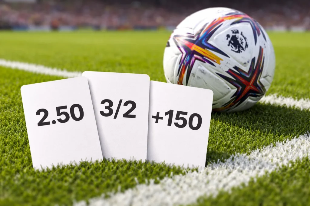Cuotas decimales americanas y fraccionales en la Premier League