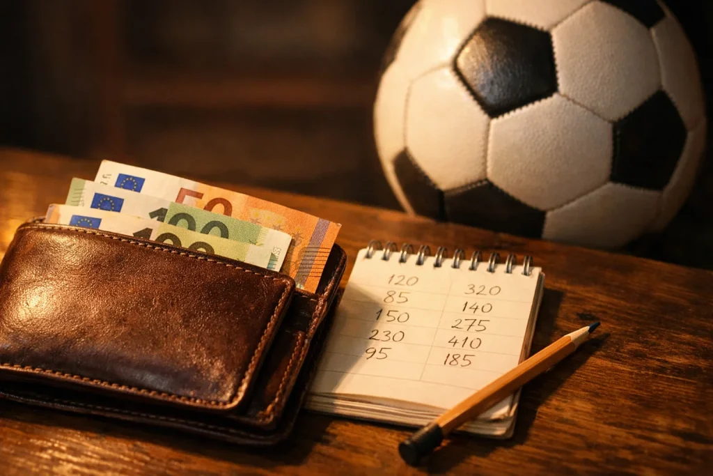 Gestión de banca para apuestas en fútbol con sistema de stakes